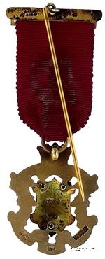 Знак RMBI 1917. STEWARD ROYAL MASONIC BENEVOLENT INST. – Королевский Масонский Благотворительный институт.