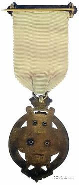 Знак RMIG 1903. STEWARD ROYAL MASONIC INSTITUTION FOR GIRLS – Королевский Масонский институт для девочек.
