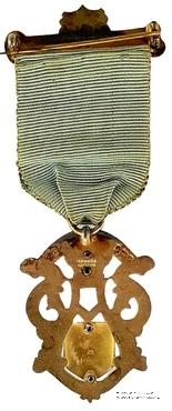 Знак RMIB 1915. STEWARD ROYAL MASONIC INSTITUTION FOR BOYS. – Королевский Масонский институт для мальчиков.
