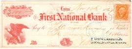 Банковский чек 1869 г.