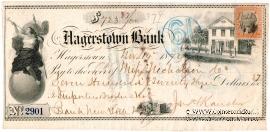 Банковский чек 1872  г.