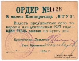 1 рубль 1924 г. (Петроград)