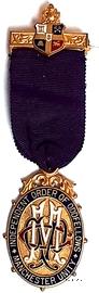 Знак PPMG - Past Provincial Grand Master INDEPENDENT ORDER OF ODDFELLOWS MANCHESTER UNITY 