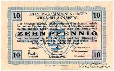 10 пфеннингов 1916 г. (Wiesa bei Annaberg)