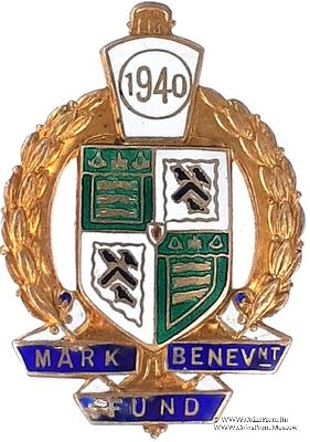 1940. Знак STEWARD Mark Benevolent Fund. 