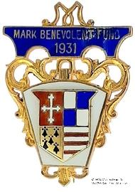 1931. Знак STEWARD Mark Benevolent Fund. 