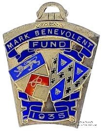 1935. Знак STEWARD Mark Benevolent Fund. 