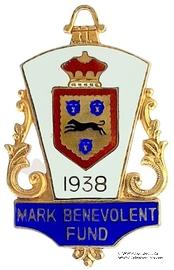 1938. Знак STEWARD Mark Benevolent Fund. 